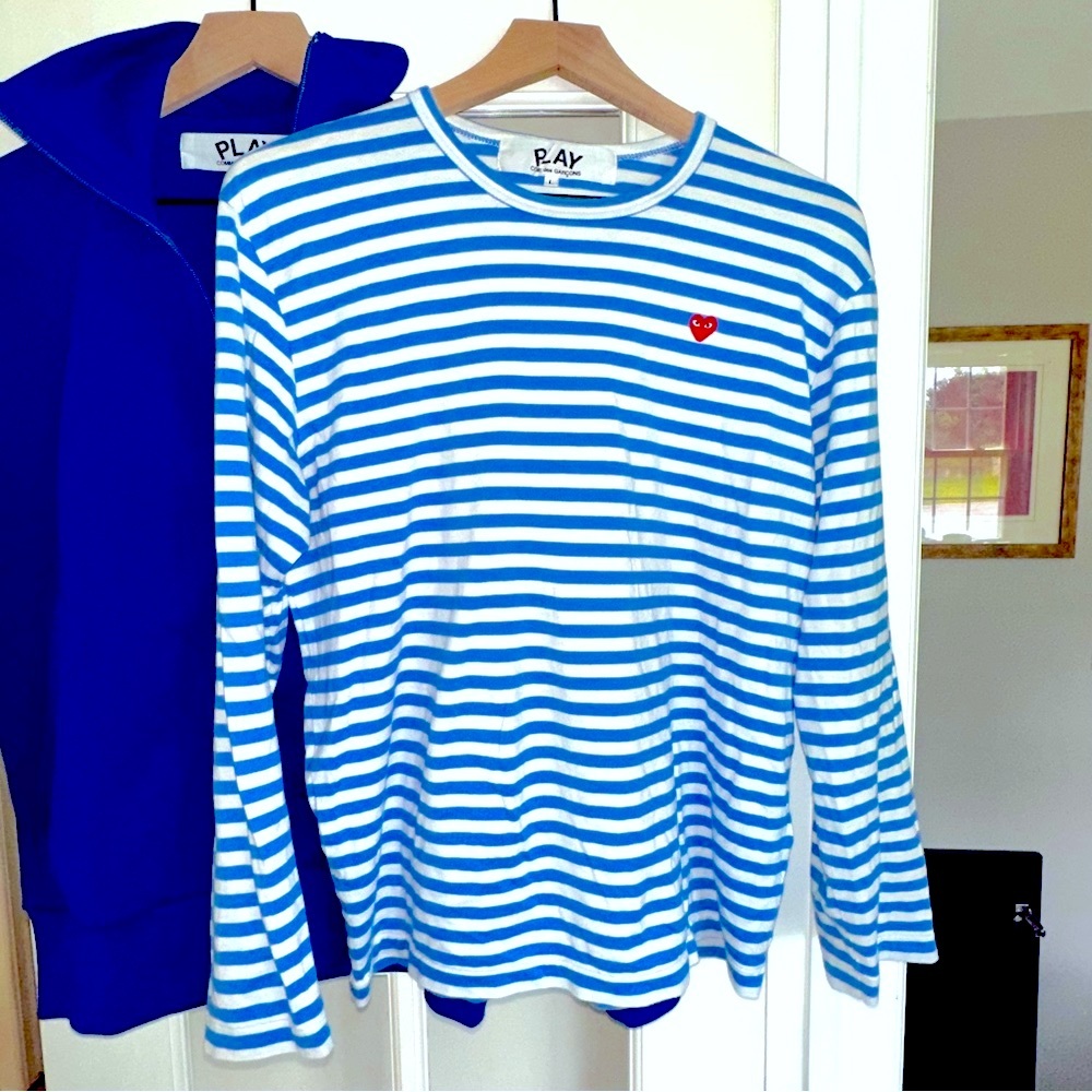 Sold @2ndSt — CDG Comme Des Garçons Cobalt Blue Track Jacket - Picture 4 of 5